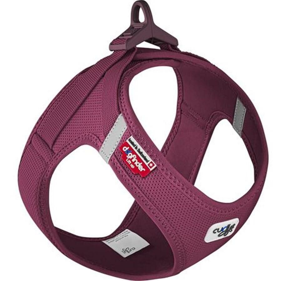 Vest Harness Clasp Air-Mesh Ruby Hava Alabilen Göğüs Tasması Bordo