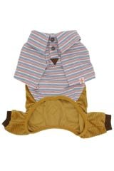 Pawstar İndigo Çizgili Köpek Tulumu – Rahat, Esnek, Şık Tasarım (2XL)