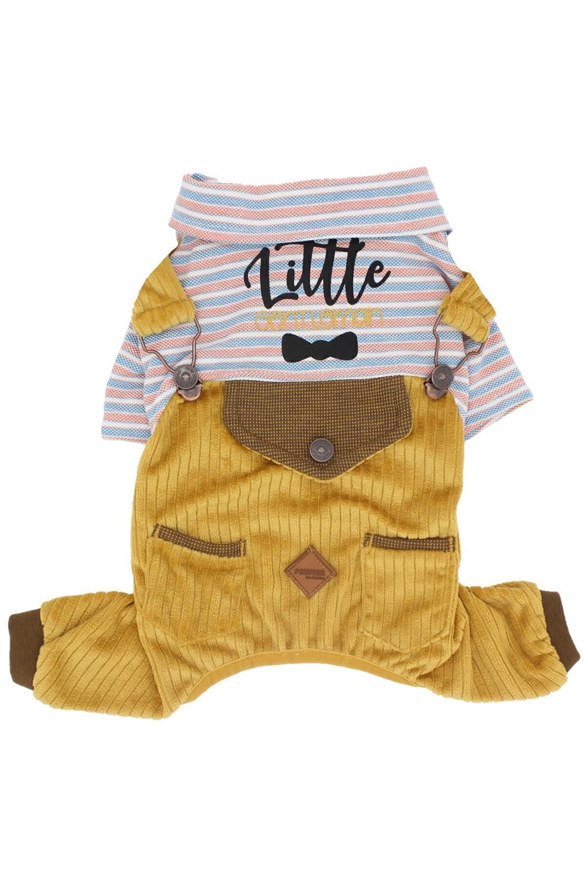 Pawstar İndigo Çizgili Köpek Tulumu – Rahat, Esnek, Şık Tasarım (2XL)