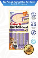 CİAO CHURU HAİRBALL TÜY YUMAĞI KONTROLLÜ TON BALIKLI ÖDÜL 56GR