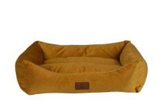 Peggy Luna Sarı Kedi ve Köpekler için Yatak – Kaydırmaz Taban, Elyaf Dolgulu