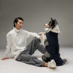 Luxury Plus Dark Blue Köpek Montu No:5