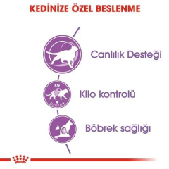 Regular Sterilised 7 + Yedi Yaş Üzeri Kediler için Kısır Kedi Maması 1,5 Kg