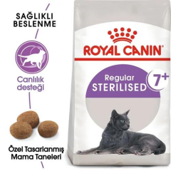 Regular Sterilised 7 + Yedi Yaş Üzeri Kediler için Kısır Kedi Maması 1,5 Kg