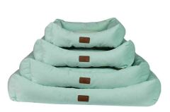 Peggy Luna Nil Yeşili Kedi ve Köpekler için Yatak – Kaydırmaz Taban, Elyaf Dolgulu