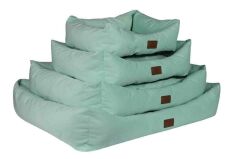 Peggy Luna Nil Yeşili Kedi ve Köpekler için Yatak – Kaydırmaz Taban, Elyaf Dolgulu