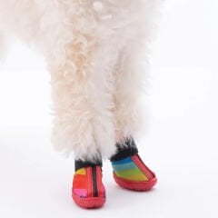 Peru Köpek Ayakkabısı – Kaymaz Taban, Su Geçirmez, Reflektör Detaylı (No:2)