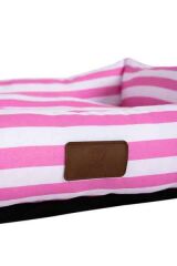 Peggy Daisy Pembe Kedi ve Köpekler için Yatak – Döşemelik Kumaş, Kaydırmaz Taban