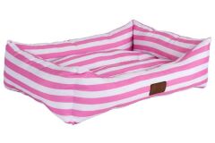 Peggy Daisy Pembe Kedi ve Köpekler için Yatak – Döşemelik Kumaş, Kaydırmaz Taban