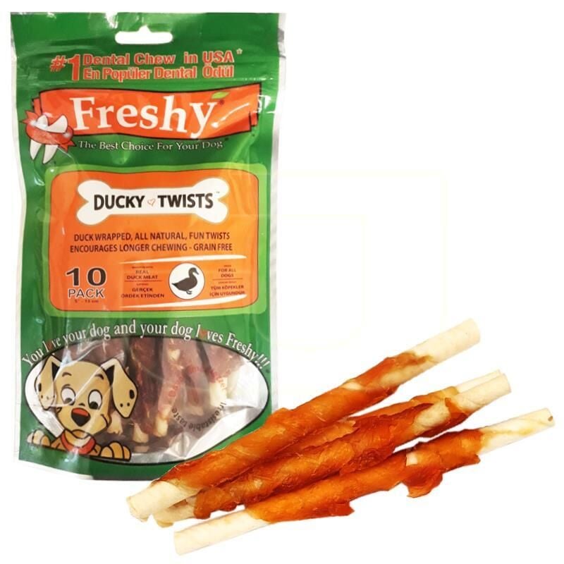 Ducky Twists Ördek Etli Burgu Çubuk Köpek Ödülü