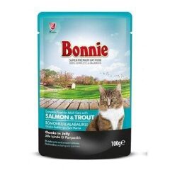 Somonlu Alabalıklı Pouch Jelly Yetişkin Kedi Yaş Maması 100 Gr
