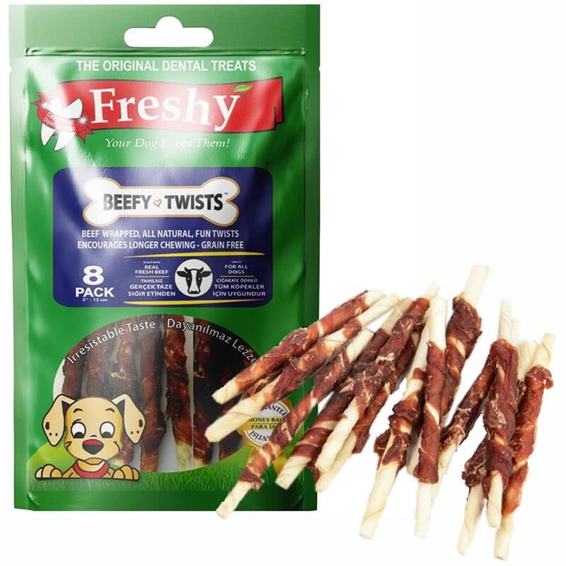 Beefy Twists Sığır Etli Burgu Çubuk Köpek Ödülü