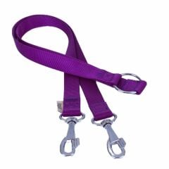 Doggie Dokuma Çift Köpek Gezdirme Aparatı – El Yapımı, Dayanıklı Nylon