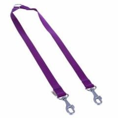 Doggie Dokuma Çift Köpek Gezdirme Aparatı – El Yapımı, Dayanıklı Nylon