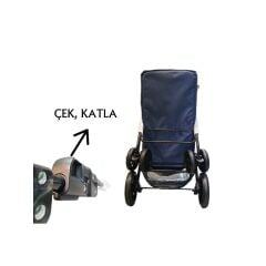 TOMMY EVCİL HAYVAN ARABASI 78x46x99,54 CM LACİVERT MAX 15 KG