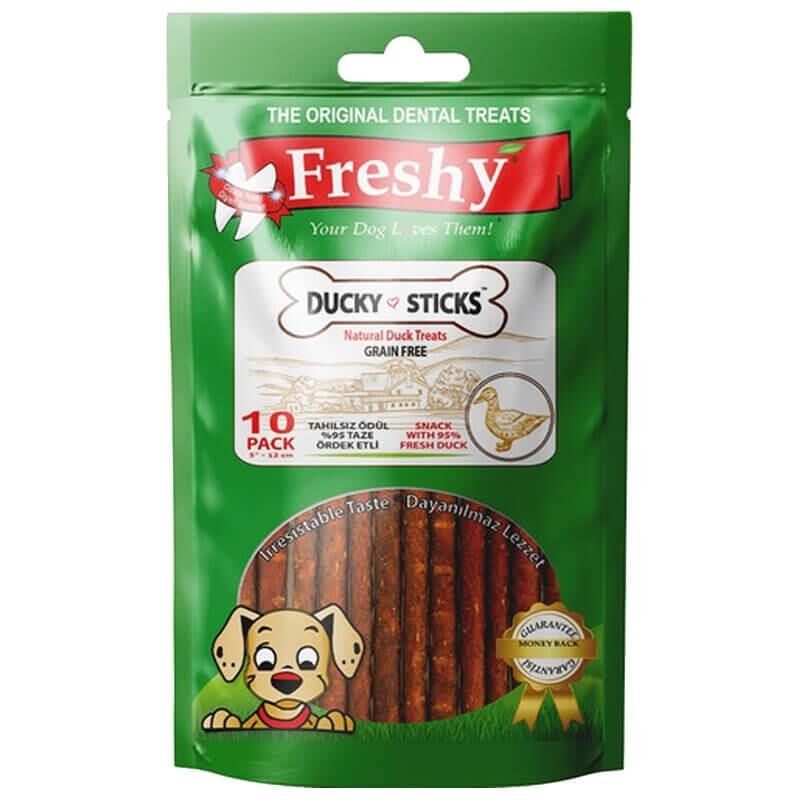 Ördekli Tahılsız Köpek Ödül Maması Ducky Sticks 100 gr 10 Adet